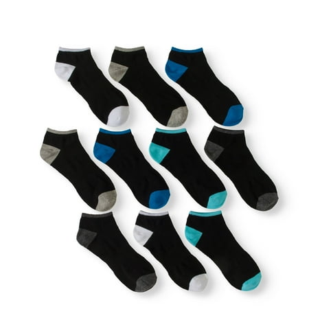 P10 Women's No Show Socks Assorted Colors, 10 Pack
