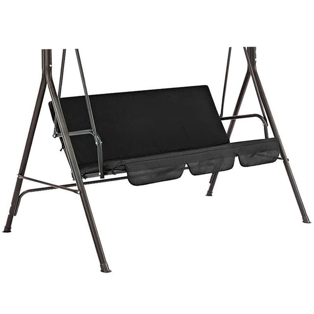 Yuarrent Funda de asiento columpio de 150cm, cojín impermeable para silla, Patio, jardín, asiento exterior, funda protectora para asiento a prueba de Jardín y Patio negro Yuarrent HA005111-05
