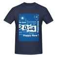 thumbnail image 4 of Bingfone Happy New Year 2024 (4) Men'S Loose Fit Short-Sleeve Pocket T-Shirt, 4 of 7