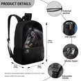 thumbnail image 5 of HUIACONG Black Stallion Backpack for Middle School Girls Large Capacity Breathable Padded Straps for Boys Girls Elementary High School Daily Use, 5 of 6