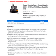 thumbnail image 2 of Power Steering Pump - Compatible with 2008 - 2010 Ford F-350 Super Duty 6.8L V10 2009, 2 of 2