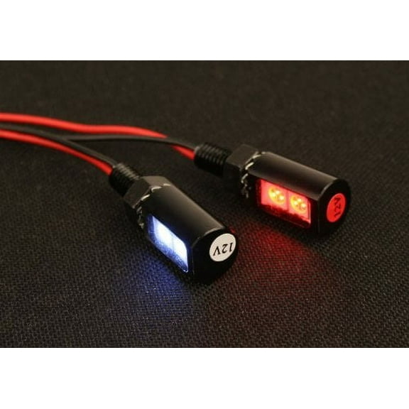 PilotLights 12 Volt DC Instrument Panel Light, Post Light - White LED, 12VDC