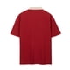 thumbnail image 5 of pstuiky camisetas para hombre, Camisa de manga corta con cuello vuelto y cremallera informal de color liso para hombre ropa de hombre l, 5 of 7