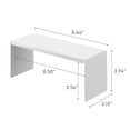 thumbnail image 7 of Yamazaki Home Medicine Cabinet Riser [Set of 2], White, Steel, Supports 4.4 pounds, 7 of 7