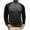 Gray, variant on DeHolifer Men's T-Shirts Color Block Reglan Sleeve Long Sleeve Crewneck Blouse T-Shirts Sports Tunic Tops Black L