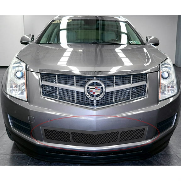 2010-2015 Cadillac Srx Stainless Steel Black Powder Coated Finish 1.8 Mm Wire Mesh Black Wire Mesh Grille