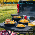thumbnail image 5 of Choice 7" Black Plastic Plates, Disposable Polystyrene, 125-Pack, 5 of 8