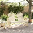 ALmi Patio Adirondack Chair 2Seater Solid Wood Fir