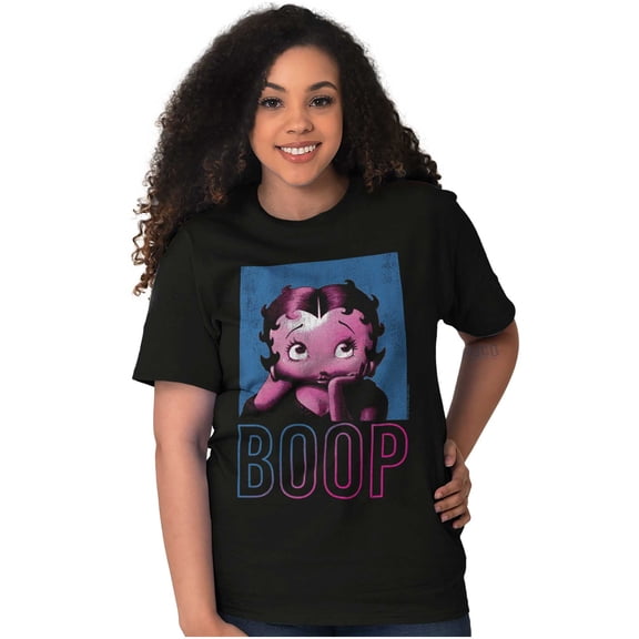 Betty Boop Modern Cartoon Painting Short Sleeve Women's Graphic Tee Brisco Brands S