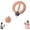 Pink, variant on Infinity Arm Hoop, Smart Flabby Arm Exerciser with Digital Tracker, 1.21lbs PC Hand-Crank Forearm Workout for Upper Body Toning