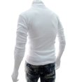 thumbnail image 5 of Homme Col Roulé Haut Col Roulé Chandail Tricoté Chandail Molletonné Hauts Chandail Blouse, 5 of 5