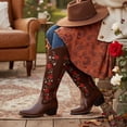 thumbnail image 5 of Bota Vaquera para Mujer Dominiq Mod. 1152 Bordado flores, 5 of 5