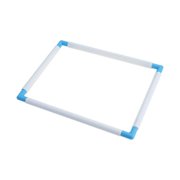 DECORNIJIA Square Embroidery Hoop Stand Embroidery Frame Plastic 1Set Blue
