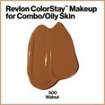 thumbnail image 2 of Revlon ColorStay Liquid Foundation Makeup Combination/Oily Longwear Medium-Full with Matte Finish, Walnut (500), oz, 2 of 3