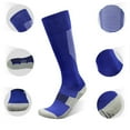 thumbnail image 2 of 10 Pairs Kids Soccer Socks Stretchy Knee High Tube Socks Colorful Football Athletic Team Socks for Boys Girls (7-12 Years Old), 2 of 6