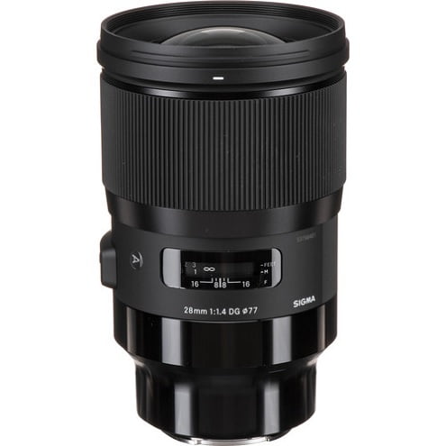 Sigma 28mm F1.4 DG HSM I Art Lens - Compatible with Sony E Mount