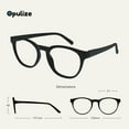 thumbnail image 2 of OPULIZE Lunettes de Lecture Unisexes Lumière Bleue 2 Pack, 2 of 6