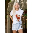 thumbnail image 3 of Cute Christmas Santa Claus Puppy Women's Graphic T Shirt Tees Brisco Brands S, 3 of 5