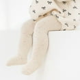 thumbnail image 2 of Mercatoo Newborn Baby Tights Infant Cable Knit Full-Footed Stockings Winter Cotton Warm Leggings Girls Trendy Stretchy Pantyhose, 2 of 5