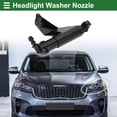thumbnail image 2 of Unique Bargains Front Driver Side Headlight Washer Nozzle for Hyundai Santa Fe No.986712W000, 2 of 6