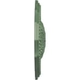 thumbnail image 4 of Ekena Millwork 16 7/8"W x 11 3/4"H x 1 1/2"P Oxford Ceiling Medallion, Hand-Painted Athenian Green, 4 of 5