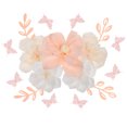 thumbnail image 1 of Shisuyan Romantic Paper Flower Decorations Pink 1 Set 11.8x11.8x1.8in, 1 of 8