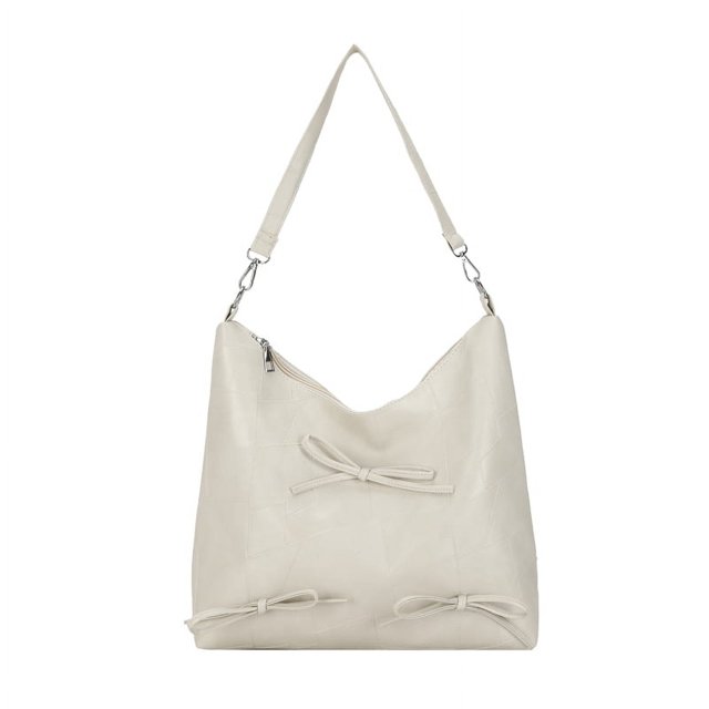 Bolso Mano Sencillo Con Lazo Diario Color Sólido para Mujer