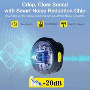 Wireless Lavalier Microphone Compatible for iPhone, Android Mini 2.4GHz Clip-On Mic with Noise Cancellation, 50m Range, 15H Battery, Plug & Play for Vlogging, YouTube, TikTok, Live Streaming