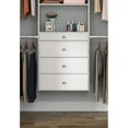 thumbnail image 4 of Easy Track Organisateur de Rangement de Luxe pour Armoires et Tiroirs, Blanc, 4 of 5