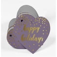 thumbnail image 3 of Inkdotpot 100 Pack Real Gold Foil Paper Tag Happy Holiday Favor Hang Tag, 3 of 6