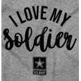 thumbnail image 2 of US Army Star Logo I Love My Soldier Women's T Shirt Ladies Tee Brisco Brands S, 2 of 5