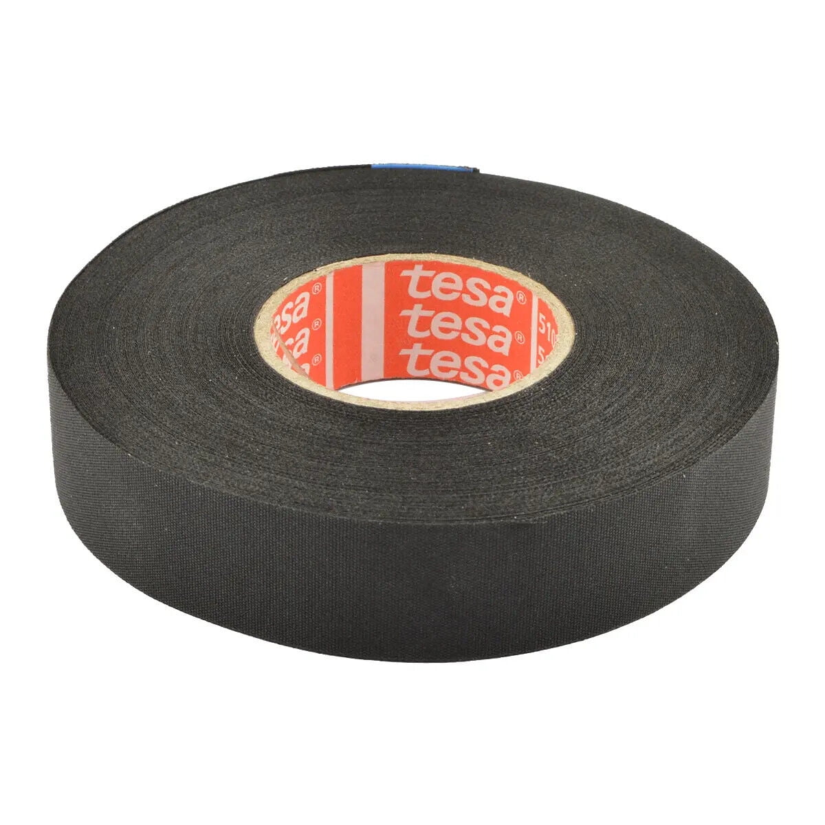 Tesa IB51036 3/4 inch x 82 feet Cloth Fabric Exterior Harness Hi-temp Tape  Black (5 pcs)