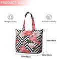 thumbnail image 4 of Pioneer Flower Floral Print Pattern Travel Tote Bags for Women Carry On,Large Weekender Bags for Women Travel,Multi Functional Duffle Bag for Work,Shopping,Sports, 4 of 5