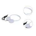 thumbnail image 4 of Injueey Auriculares para juegos Auriculares estéreo de 3,5 mm con cable + micrófono para PC Computadora Gamer Teléfono y Comunicación Blanco, 4 of 5