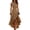 Khaki, variant on Joernso Women Cocktail Party Dress, Halter Sleeveless Flowy Long Dress, Ruffled Irregular High Low Wedding Guest Dress