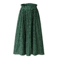 thumbnail image 5 of WENWU Women Fashionable Casual Versatile Loose Half Skirt Denim Midi Skirts Pencil Skirts for Women Knee Length, 5 of 6