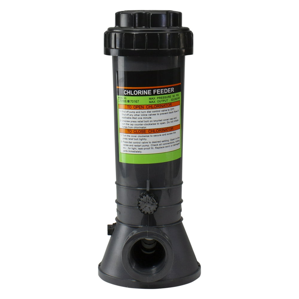 Automatic InLine Chlorinator Chemical Feeder, 9lb Capacity Walmart