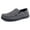 Dark Grey, variant on Zizor Mens Comfy Moccasin Slippers Drop Heel Memory Foam House Shoes Suede Loafer Slippers