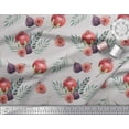 thumbnail image 3 of Soimoi Cotton Duck Fabric Leaves,Fig & Pomegranate Fruits Print Fabric by the Yard 42 Inch Wide, 3 of 3