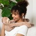 thumbnail image 3 of Hugimals Hugarounds Sawyer The Sloth 2.5lb Microwavable Unscented Weighted Plush for Ages 2+, 3 of 8
