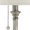 Silver, variant on Mainstays Bronze & Beige Metal Pull Chain Transitional Accent Lamp 19"H