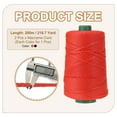 thumbnail image 2 of Polyester Macrame Cord, Polypropylene Craft Crochet Bag Rope Yarn for DIY Projects Black/Red, 2 of 7