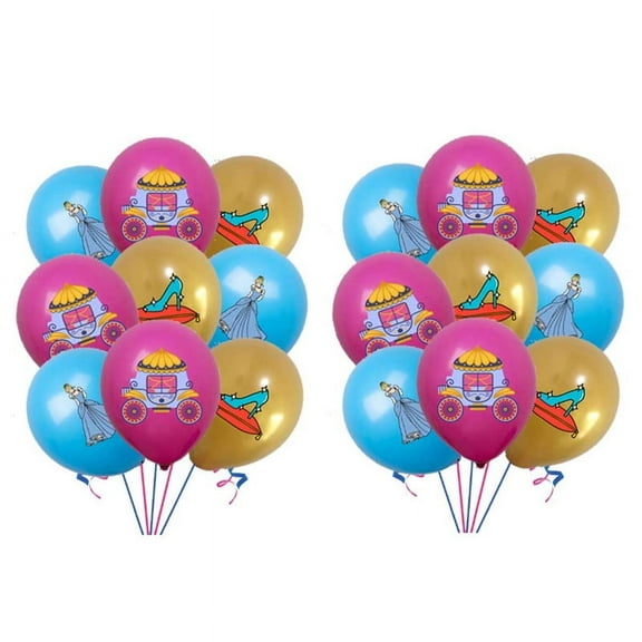 Cinderella Balloons Party Supplies Birthday Favors Decorations Decor Kit Latex