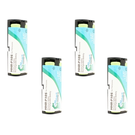 4x Pack - UpStart Battery Uniden EXP10000 Battery - Replacement for Uniden Cordless Phone Battery (800mAh, 2.4V, NI-MH)