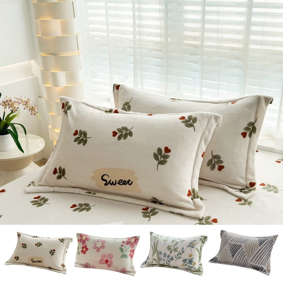 Iumwxz Pillow Covers Silk Pillow Cases Winter Velvet Pillowcase Velvet Pillowcase Velvet Warm Thickened Pillowcase Soft Chair Cushion Multicolor Nylon Rollback