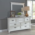 thumbnail image 2 of Liberty Furniture Allyson Park California King Bed Dresser & Mirror Nightstand, 2 of 13