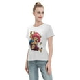 thumbnail image 4 of T-Shirt Basique à Manches Courtes pour Femmes une Pièce Chopper, 4 of 6