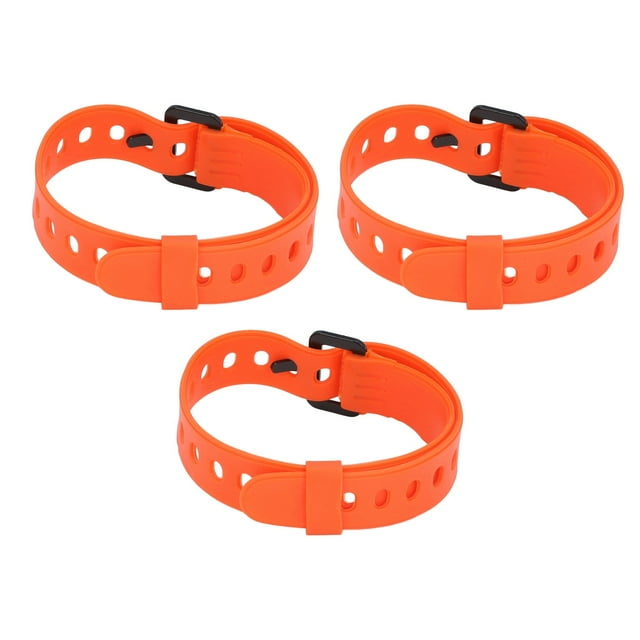 3pcs Utility Straps Tear Resistant Easy to Carry Secure Camping Gear Rubber Buckle Straps Arts Crafts Organization