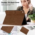 thumbnail image 7 of Dteck for for iPad Mini 7 (A17 Pro) 2024,iPad Mini 6 Generation 8.3 Inch Case 2021, Premium PU Leather Card Slots Adjustable Stand Cover with Auto Sleep/Wake Feature Protective Case, Brown, 7 of 7