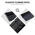 Rectangular Garden Planter Home Plastic Plant Pot with Drainage Hole